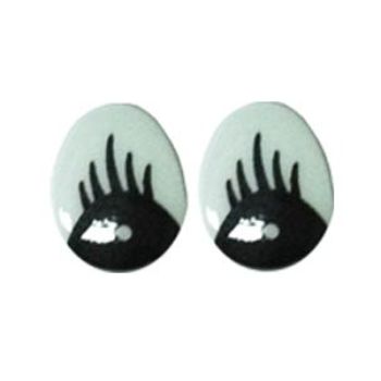 Ojo mica 196 blanco  3 5 cm-OI0012