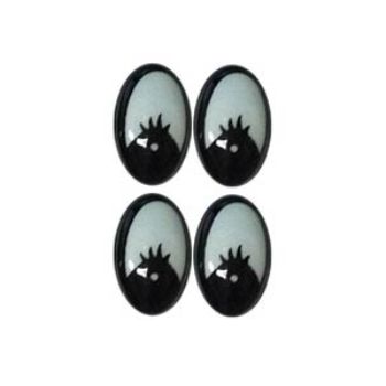 Ojo mica 224  negro con blanco  2 27 cm-OI0018