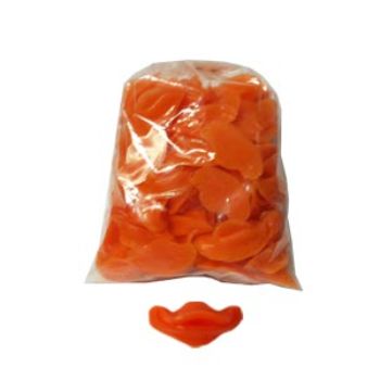 Pico plano no.2 naranja 100 piezas  3 cm-PC0001