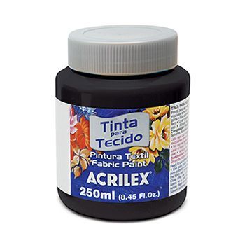 Pintura acrilex 4125 520 negro 250 ml-PI0084