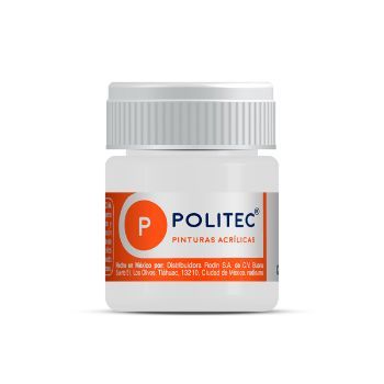 Politec 301 blanco titanio 30 ml. pintura acrilica-PI0713