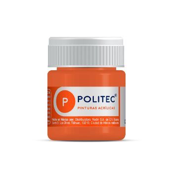 Politec 308 naranja 30 ml. pintura acrilica-PI0722