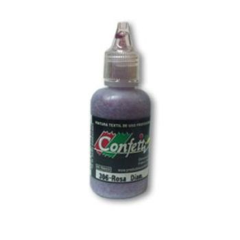 Pintura confetti dimensional 306 rosa diamantada 30 ml.-PI0769