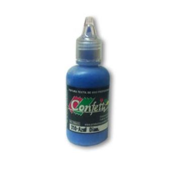 Pintura confetti dimensional 310 azul diamantada 30 ml.-PI0774