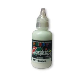 Pintura confetti dimensional 401 blanco puffy 30 ml.-PI0781