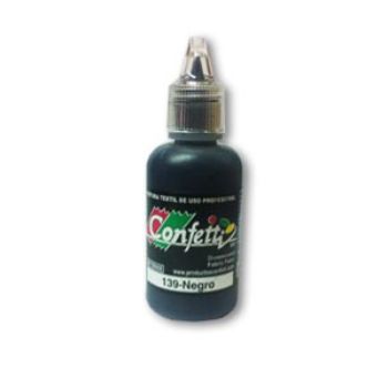 Pintura confetti dimensional 139 negro 30 ml.-PI0798