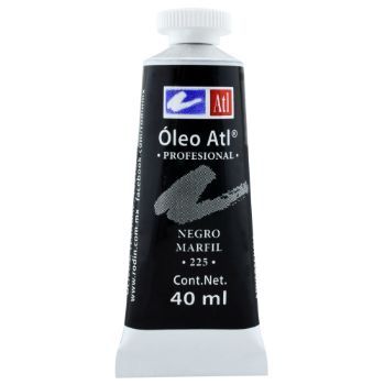 Pintura oleo atl 225 negro marfil 40 ml.-PI0814