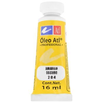 Pintura oleo atl 204 amarillo oscuro 16 ml.-PI1042