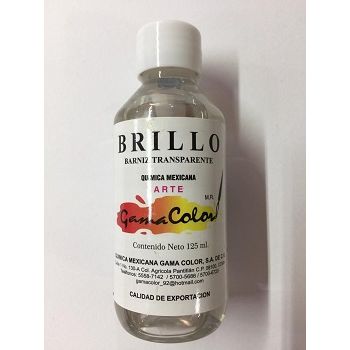 Brillo barniz transparente gama color  125 ml
-PI1320