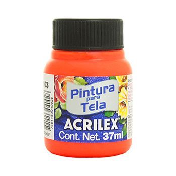 Pintura acrilex 04040 103 rojo fluorescente 37ml-PI2327