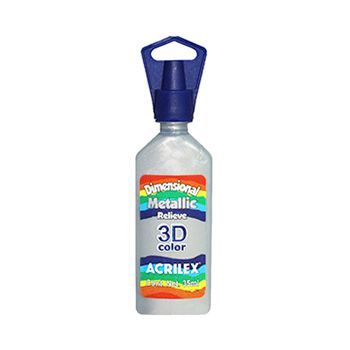 Pint.metalica rlve.35ml plata-PI5466