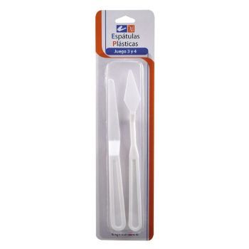 Espatulas plast.blister c/2 #3y#4-PI5801