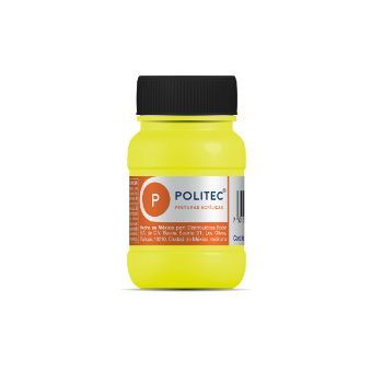 Pintura acrilica amarillo fluor 100ml-PI5858