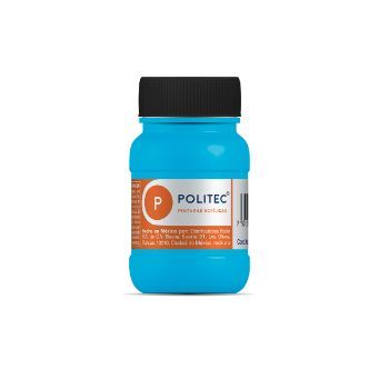 Pintura acrilica azul fluor 100ml-PI5859