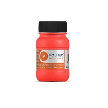 Pintura acrilica rojo fluor 100ml-PI5860