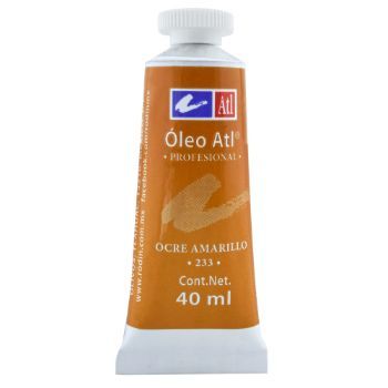 Oleo ocre amarillo atl 40ml-PI5874