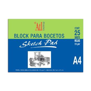 Block p/ bocetos rodin a3 c/25 hjs-PI5979
