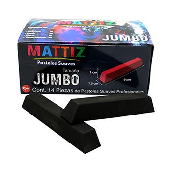 Pastel mattiz jumbo negro-PI7084
