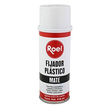 Fijador plastico mate roel 418 ml.-PI7094