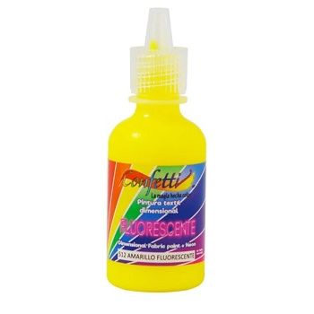 Pintura confetti dimensional 512 amarillo fluorescente 30 ml
pintura textil-PI7201