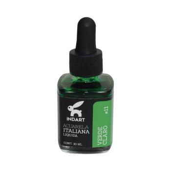 Acuarela líquida italiana 011 verde claro 30 ml-PI7520