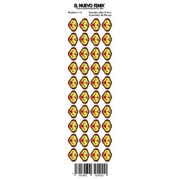 Planilla 115 trompa amarilla 40 pzas. nacional 20 x 15 mm-PL0275