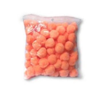 Pom pom 19 mm carne 100 pzas-PO0009