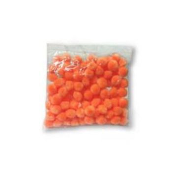 Pom pom 10 mm carne 100 pzas-PO0047