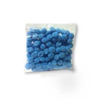 Pom pom 10 mm azul cielo 100 pzas-PO0052