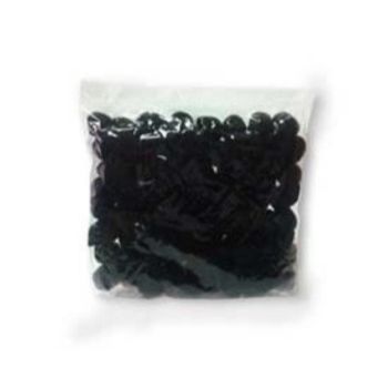 Pom pom 13 mm negro 100 pzas-PO0054