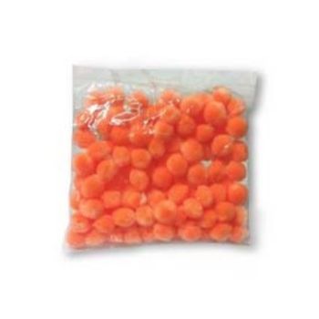 Pom pom 13 mm carne 100 pzas-PO0055