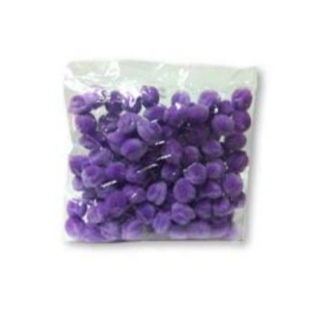 Pom pom 13 mm lila 100 pzas-PO0060