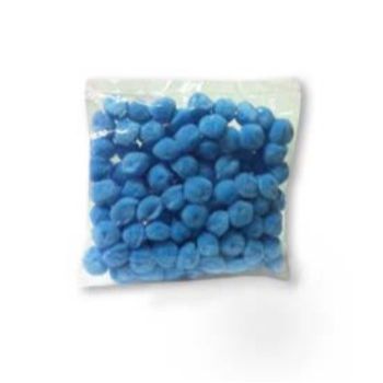 Pom pom 13 mm azul cielo 100 pzas-PO0062