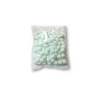 Pom pom 5 mm blanco 100 pzas-PO0076