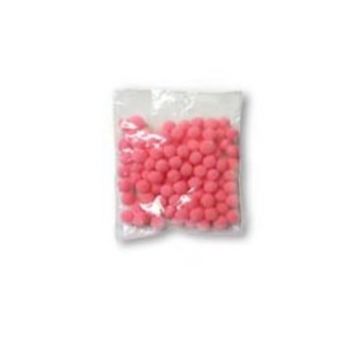 Pom pom 5 mm rosa baby 100 pzas-PO0077