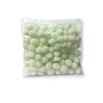 Pom pom 13 mm blanco 100 pzas-PO0165