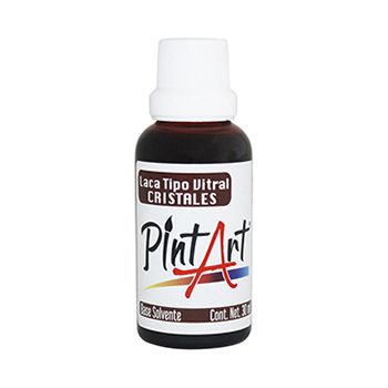 Laca vitral cristales 15 verde medio 30 ml.-PV022