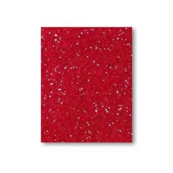 Fieltro max brillante rojo con 150 cm de ancho y 1.1 milimetros de grosor.-TF0085