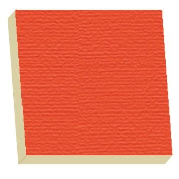 Manta bondeada naranja-TM0011