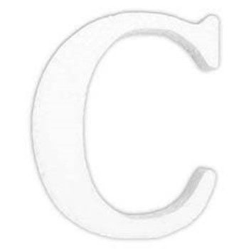 Letra c en unicel arial bold 24 cms-UN0075