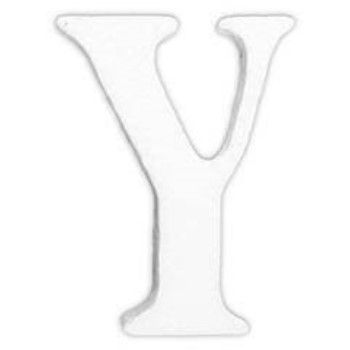 Letra y en unicel arial bold 24 cms-UN0098