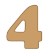 Numero 4 cooper mini 4 x 6 cms.-4C