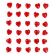 Boton decorativo 5625  red hot hearts-BD0249