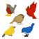 Boton decorativo 6956  feathered friends-BD0276