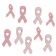 Boton decorativo 5789  breast cancer awareness ribbons-BD0313
