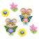 Boton decorativo 8294 bichos con alas 4 botones-BD0352