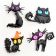 Boton decorativo 9486 creeped out cats-BD0383