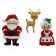 Boton decorativo mr and mrs claus-BD0387