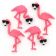 Boton decorativo 10407 think pink flamingos-BD0418