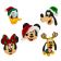 Boton decorativo 8236 holiday heads disney-BD0448